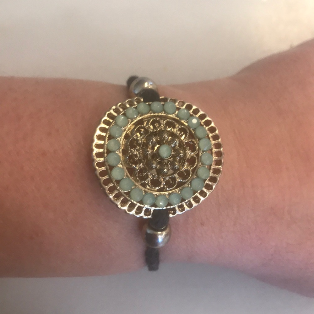 Brooch style bracelet.